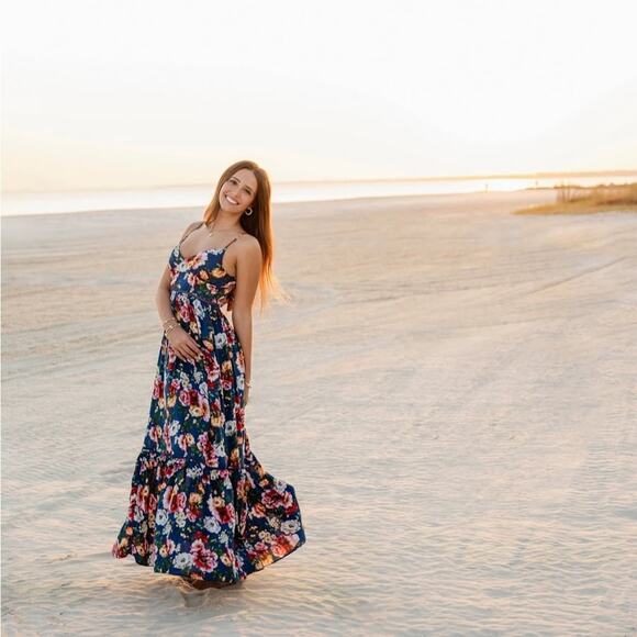 Altar'd State Henleigh Maxi Dress Size Extra Small XS - Picture 7 of 16